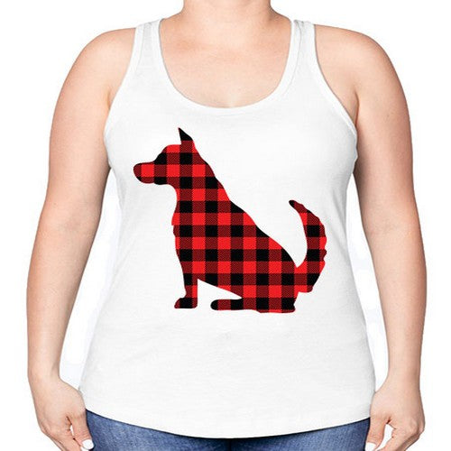 Dog Style 105# - dogs -Racerback Tank