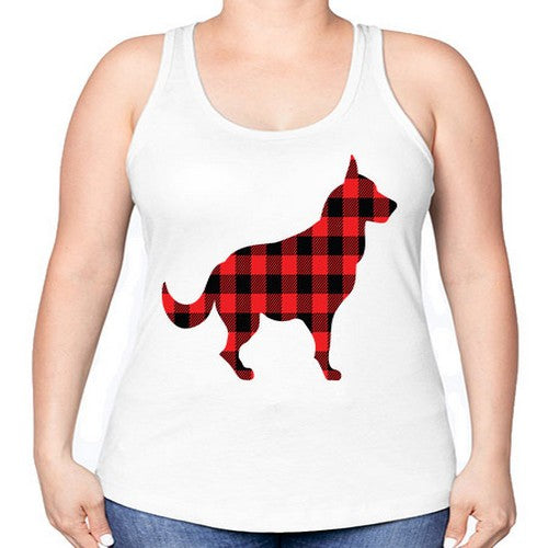 Dog Style 120# - dogs -Racerback Tank