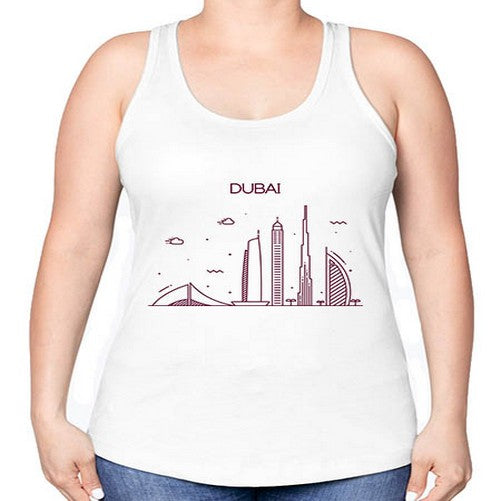 Dubai 685# - cities -Racerback Tank