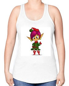 Elf 118# - cartoon general -Racerback Tank