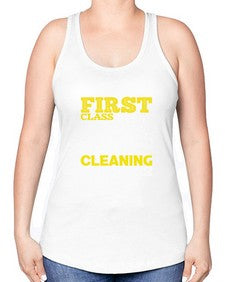 First class cleaning service Style 159# - cleaner -Racerback Tank