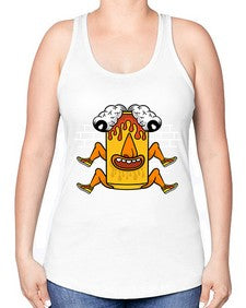 Fuck the weekend 128# - cartoon general -Racerback Tank