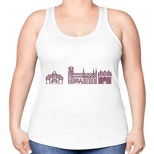 Gdansk 757# - cities -Racerback Tank