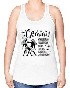 Gemini 217# - gemini -Racerback Tank