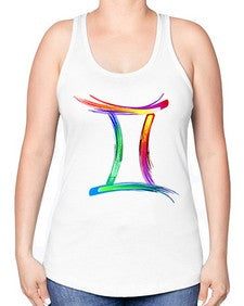 Gemini 222# - gemini -Racerback Tank