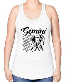 Gemini 223# - gemini -Racerback Tank