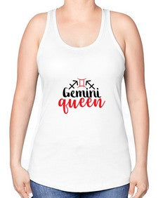 Gemini queen 215# - gemini -Racerback Tank