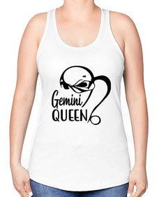 Gemini queen 231# - gemini -Racerback Tank