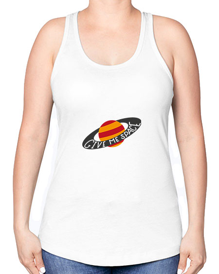 Givemespace 27# - space -Racerback Tank