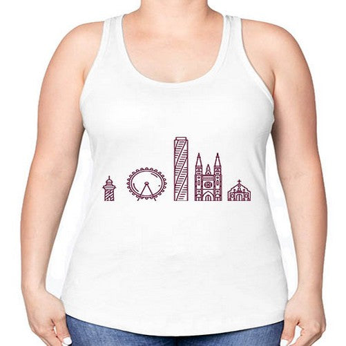 Guayaquil 793# - cities -Racerback Tank