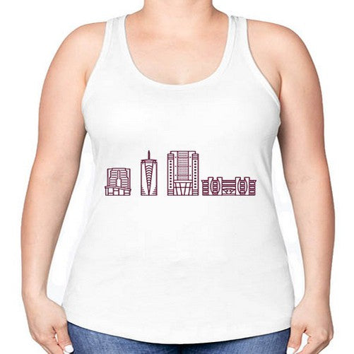 Gurgaon 798# - cities -Racerback Tank