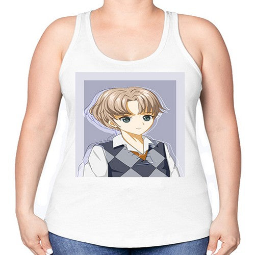 Handsome and cool boy with uniform 34# - anime -Racerback Tank