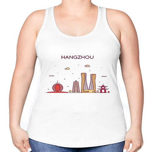 Hangzhou 811# - cities -Racerback Tank