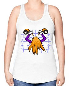 Haunted spy 137# - cartoon general -Racerback Tank