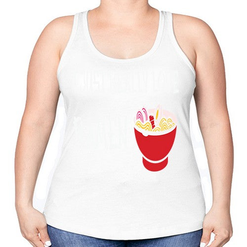 I Just Love Ramen Japanese Anime 238# - anime -Racerback Tank