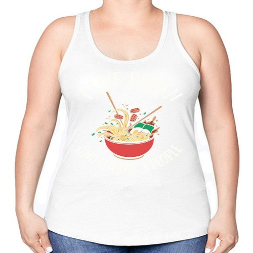 I Like Ramen Japanese Noodles 239# - anime -Racerback Tank