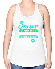 I feel sexier with short hair 12# - ufo -Racerback Tank