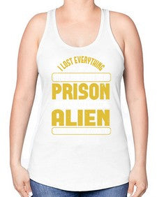 I was an enemy alien 24# - ufo -Racerback Tank