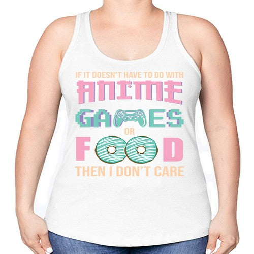 If Its Not Anime Video 247# - anime -Racerback Tank