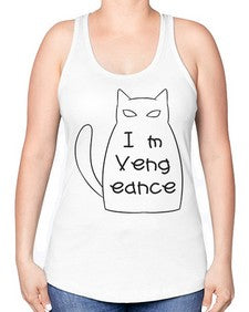Im Vengeance - cats -Racerback Tank