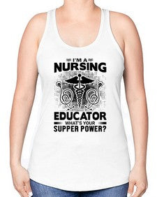 Im a nursing Style 227# - nurse -Racerback Tank