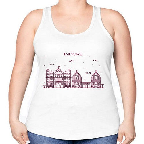 Indore 951# - cities -Racerback Tank