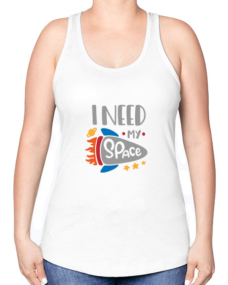 Ineedmyspace 17# - space -Racerback Tank