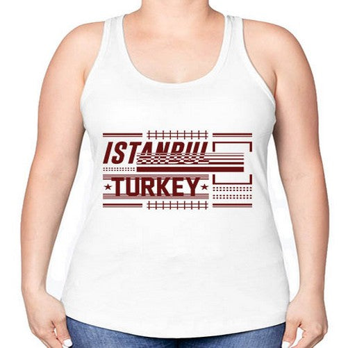 Istanbul 967# - cities -Racerback Tank