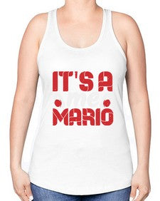Its ame Mario 29# - video games -Racerback Tank