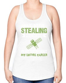 Ive been stealing from the alien 30# - ufo -Racerback Tank