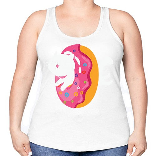 Kawaii Cat Donut Anime Lover Anime 267# - anime -Racerback Tank