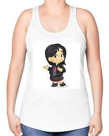 Kid 147# - cartoon general -Racerback Tank
