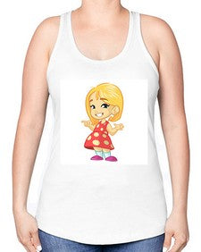 Kid 154# - cartoon general -Racerback Tank