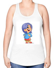 Kid 155# - cartoon general -Racerback Tank