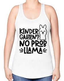 Kindergarten No Prob 432# - kindergarten -Racerback Tank