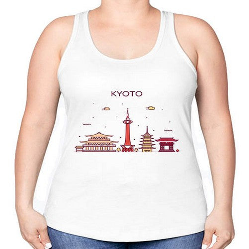 Kyoto 1101# - cities -Racerback Tank
