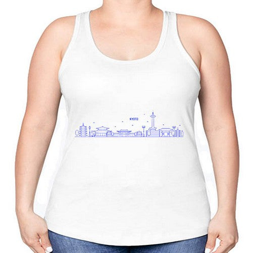 Kyoto 1102# - cities -Racerback Tank