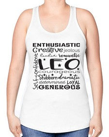 Leo 568# - leo -Racerback Tank
