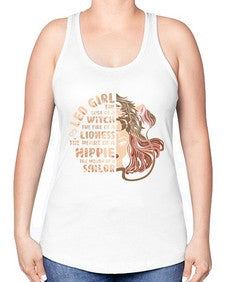 Leo girl 289# - leo -Racerback Tank