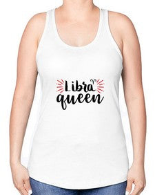 Libra queen 319# - libra -Racerback Tank
