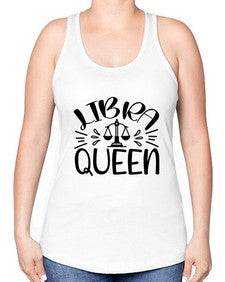 Libra queen 328# - libra -Racerback Tank