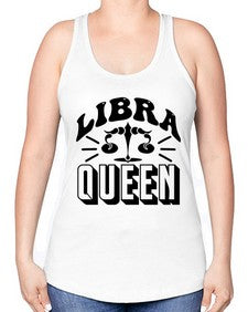 Libra queen 329# - libra -Racerback Tank