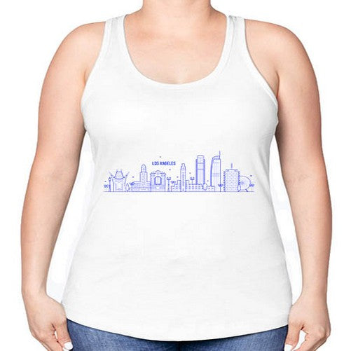 Los Angeles 1163# - cities -Racerback Tank