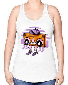 Low beat low life 161# - cartoon general -Racerback Tank