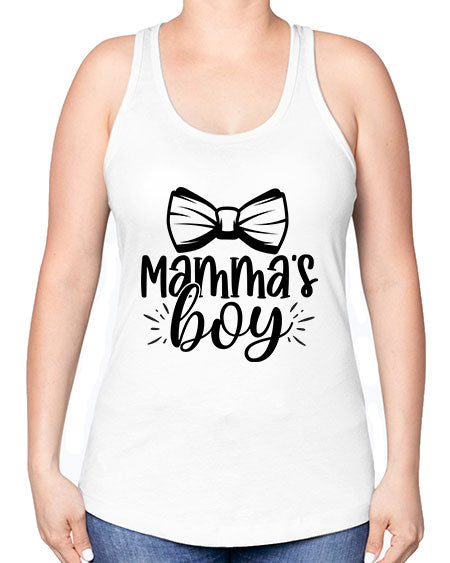 Mammas Boy 395# - kids -Racerback Tank