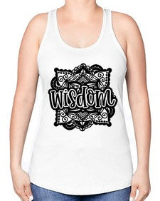 Mandala Wisdom 765# - mandala -Racerback Tank