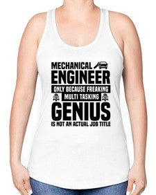 Mechanical engineer Style 1090# - engineer -Racerback Tank