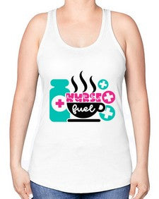 Nurse Fuel Style Style 1155# - nurse -Racerback Tank