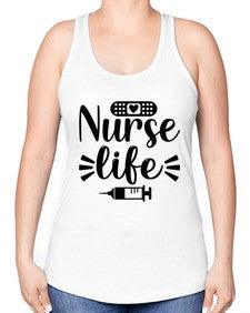 Nurse life 1164# - nurse -Racerback Tank