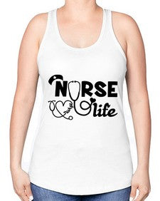 Nurse life 1166# - nurse -Racerback Tank